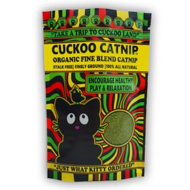 Cuckoo Catnip - Organic Fine Blend Cat Nip - Stalk Free 100% Natural
