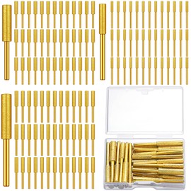 120 Pcs Diamond Chainsaw Sharpener Stones Bits High Hardness Chainsaw Sharpening Bulk Titanium Plated Wheels Grinding Tool for Electric Gold Chain Saw Jewelry Stone (5/32 Inch, 3/16 Inch, 7/32 Inch)
