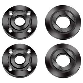 Aienxn 4PCS (2 Sets) 5/8-11 Grinder Nuts Grinder Flange Replacement Parts Compatible with Milwaukee Makita Dewalt Metabo Grinder Parts Q-053