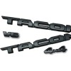 Unbranded Matte Black TAC0M V6 4X4 Blackout Tailgate Emblem Overlays