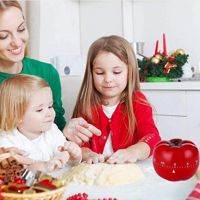 Kitchen Tomato Timers 60 Minutes Kitchen Cooking Timer Clock Mechanical