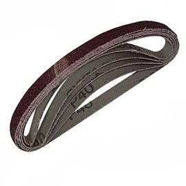 Silverline 950457 Sanding Belts 13 x 457 mm 5pk 40 Grit