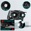 TUSDAR Halogen Headlight Assembly Set for 2011-2013 Compass/ 2011-2013 Jeep