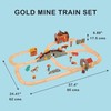 Mentari Toys - Gold Mine Train Set - Interactive Wooden