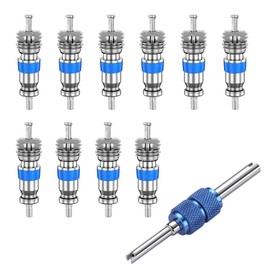 Valve Core for R410A R32 R22 Refrigerant, High Pressure with PTFE Seal - HVAC Replacement Part for Air Conditioning and Refrigeration Systems (Pack of 50)