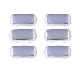 Electric Callus Remover Replacement Heads - 6 Pack Replacement Roller Heads for Electric Foot File - Compatible with Pedicure Kit for Dry, Dead, Hard & Cracked Skin