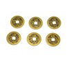 6/Set Brass Chinese Feng Shui I Ching Divination Coins for