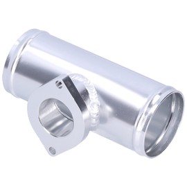 Válvula de Purga, SDD ‑ BOVGRSBL FPG250, Válvula de Purga de Turbo Universal de Palanquilla de Aluminio Tipo RS BOV con Tubo de Brida de 2,5 Pulgadas(Negro)