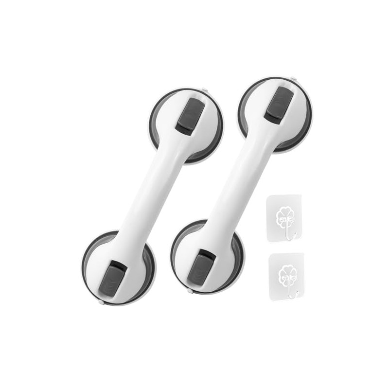 12 inch Suction Bathroom Grab Rails, Happybase 2pcs Hand Rail
