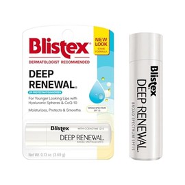 Blistex - Lip Protectant Protector solar de renovación profunda, fórmula antienvejecimiento, 3,7 g (3.69 g) (paquete de 4) - 7 g - Top Qu...
