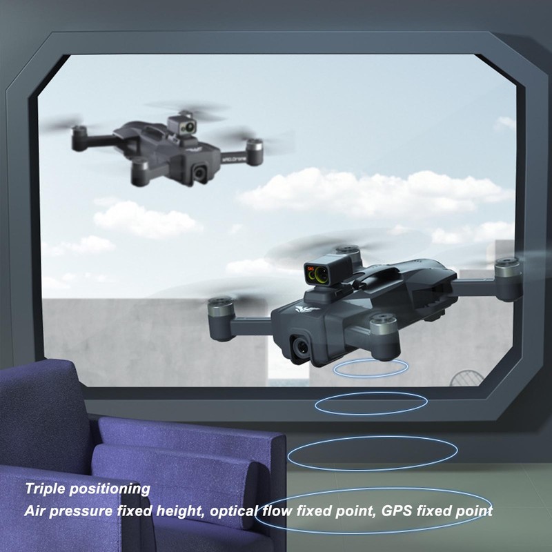 Drone 360 Degree Obstacle Avoidance GPS with HD Camera Foldable