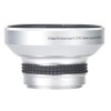 Silver 37mm 0.25X Super Fisheye Lens for Camera Lenses -