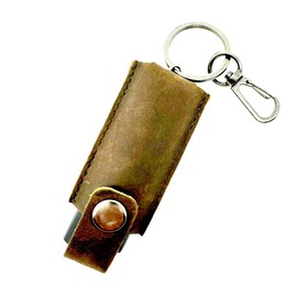 Leather Lighter Pouch Fits Bic Lighter, The Lighter Holder Comes with Keyring and Clip, Lighter Case Fits BIC Standard Full Size in J6 Bic Lighter