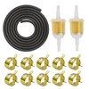 Laroal Inline Fuel Filter 14pcs Fuel Air Hose Kit Filter