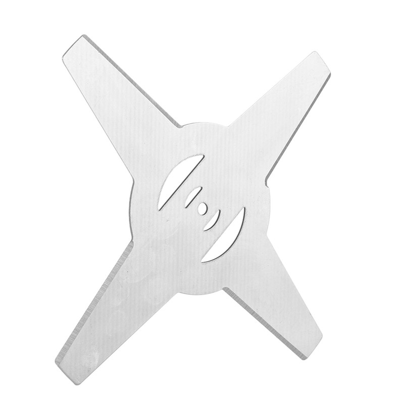 2PCS Mower Blades 4 Teeth Head Blades 7.9in Stainless Steel