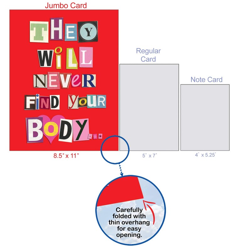 NobleWorks - 1 Big Funny Card for All Occasions (8.5