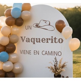 Un Vaquerito Viene En Camino Wall Decal Western Cowboy Birthday Party Decoration Cowboy Baby Shower Gender Reveal Birthday Wall Decoration