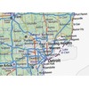 Tiger Moon Michigan State Map - 17.7 x 16.5 Inches,