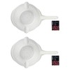 Chef Aid Kitchen Plastic Colander Dual Pouring Lips Kitchen Gadget