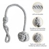 Himtop A Pair of Curtain Rope Tiebacks Hand Knitting Curtain