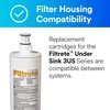 Filtrete Advanced Under Sink Quick Change Water Filtration Filter 3US-PF01,