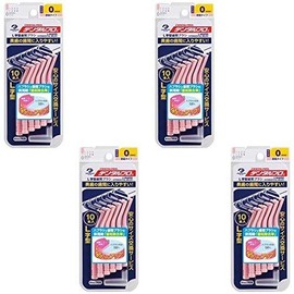 [Bulk Purchase] Dental Pro Interdental Brush L-Shaped Size 0 (SSSSSS) 10 Pieces [x 4]