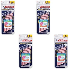 [Bulk Purchase] Dental Pro Interdental Brush L-Shaped Size 0 (SSSSSS) 10 Pieces [x 4]
