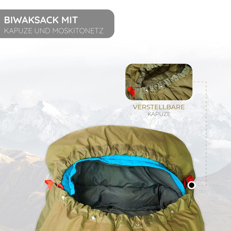Aven Bivouac - Waterproof 4000 mm - Robust - Half