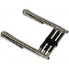 SeaLux Heavy Duty Stainless Steel 3 Steps Telescopic Boat Ladder Upper Mount