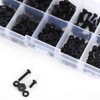 270 Pieces Nylon Screw Nut Set, M2/M2.5/M3/M4/M5 Nylon Hex Nut