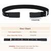 BAOKELAN Girls Elastic No Buckle Belts Boys Adjustable Stretch Invisible