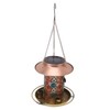 Solar Bird Feeder for Outdoors Hanging Exquisite Hollow Pattern Waterproof