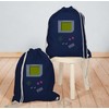 Nerds & Geeks Gameboy Sports & Gym Bag - Blue