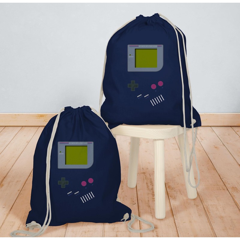 Nerds & Geeks Gameboy Sports & Gym Bag - Blue