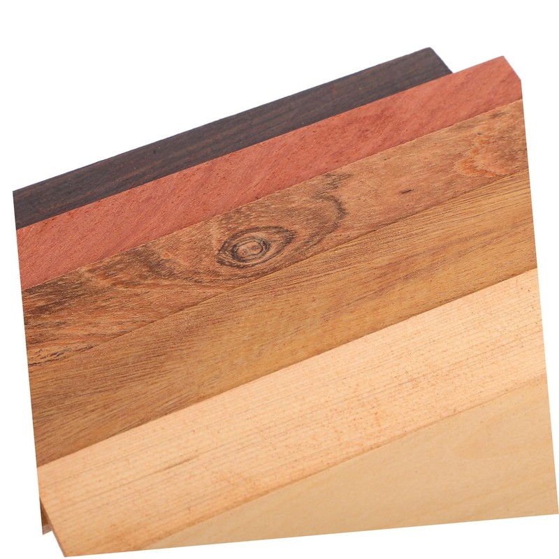 COHEALI 6 pcs DIY Wooden Boards Textured Wood Planks for