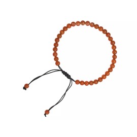 Amazing Gemstones Carnelian Anklet (Without Knotted) - 6mm Bead Anklet
