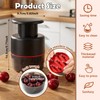 Cherry Pitter Tool 7-in-1 Stainless Steel Cherry Pitter with Splatter