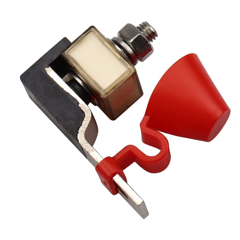 JIAKUPA 60A 58V 5/16"(M8) Single Stud Terminal Mount Fuse Block,