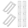 Ipetboom 20 Pack Metal Barber Cape Buckles Haircut Cape Clips