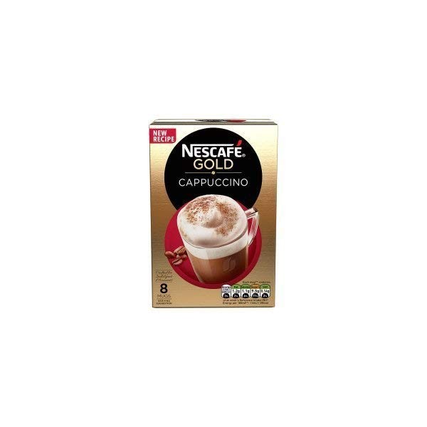 Nescafe Cappuccino instantáneo en bolsillos individuales, 3 paquetes