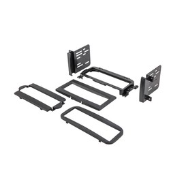 Scosche CJ2090 Double or Single DIN with Pocket Radio Install Dash Kit Compatible with Select 1998-20 Chrysler, Dodge, Jeep, Mitsubishi, Plymouth and VW - Aftermarket Car Stereo Installation Kit