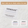 SEMAXE 100% Cotton Hand Towel for Bathroom, White Towels with
