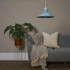 MiniSun | Retro Style Gloss Blue Metal Ceiling Light Shade