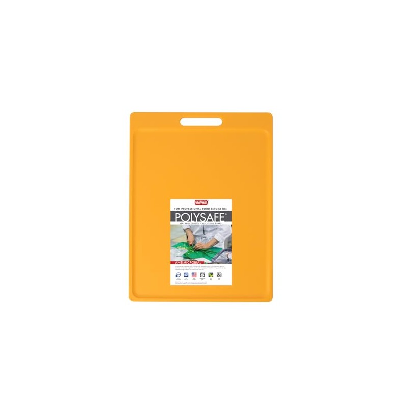 Dexas NSF Certified Polysafe Cutting Board with Handle, 11 x