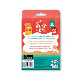 Beat The Heat Game | Family Party Card Game for Kids and Adults | Ages 8+ | 2 to 10 Players | 20 Mins. | Easy to Learn Strategy Card Games for Groups