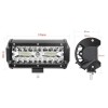 7"inch LED 2400W Work Light Bar Flood Spot Combo Fog