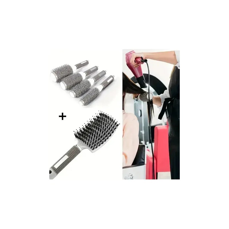 Set 11 Cepillo Cabello Ventilado Cerámica Térmico Brushing