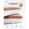 Double Sponge Holder, Water-Absorbing Stone Dish Sponge Caddy for Kitchen