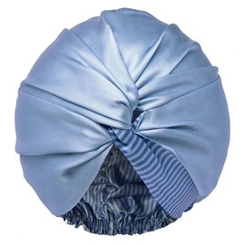 Slip Pure Silk Turban, Cornflower