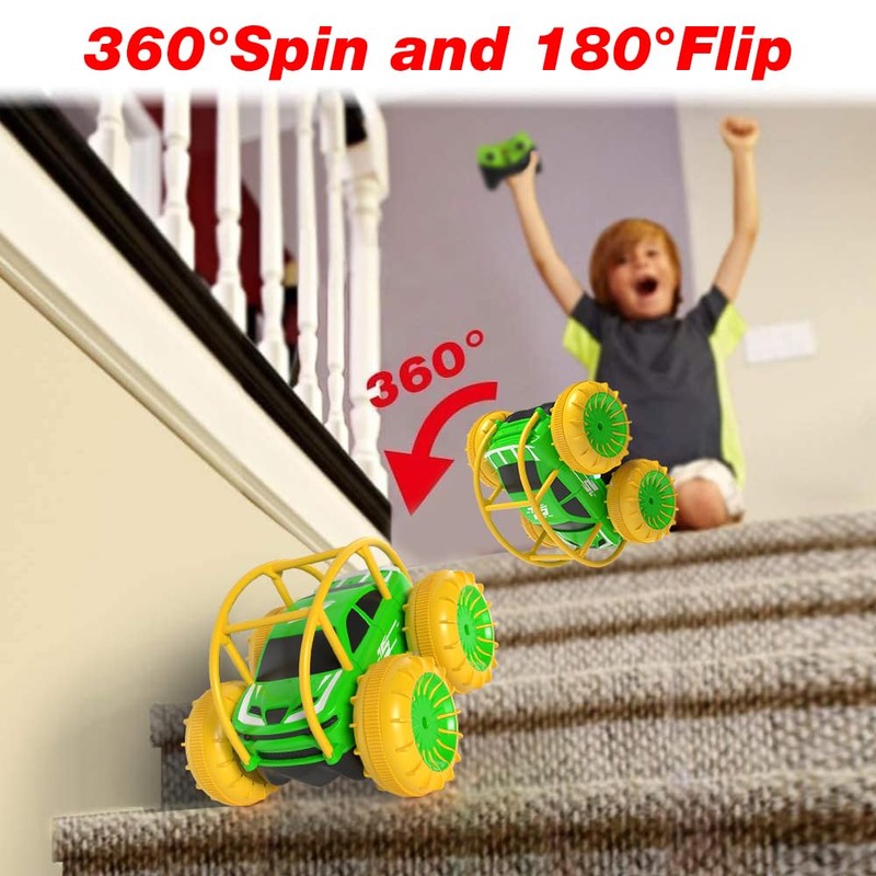 MaxTronic Direktladung Ferngesteuertes Auto, Stunt 360° Flips Drehbar Kinder ab